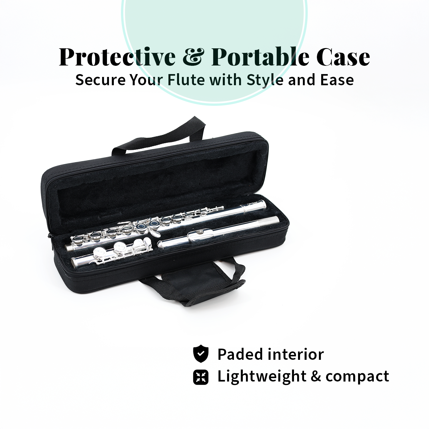 StarQuest Silver-Plated C Flute | Closed-Hole with Case