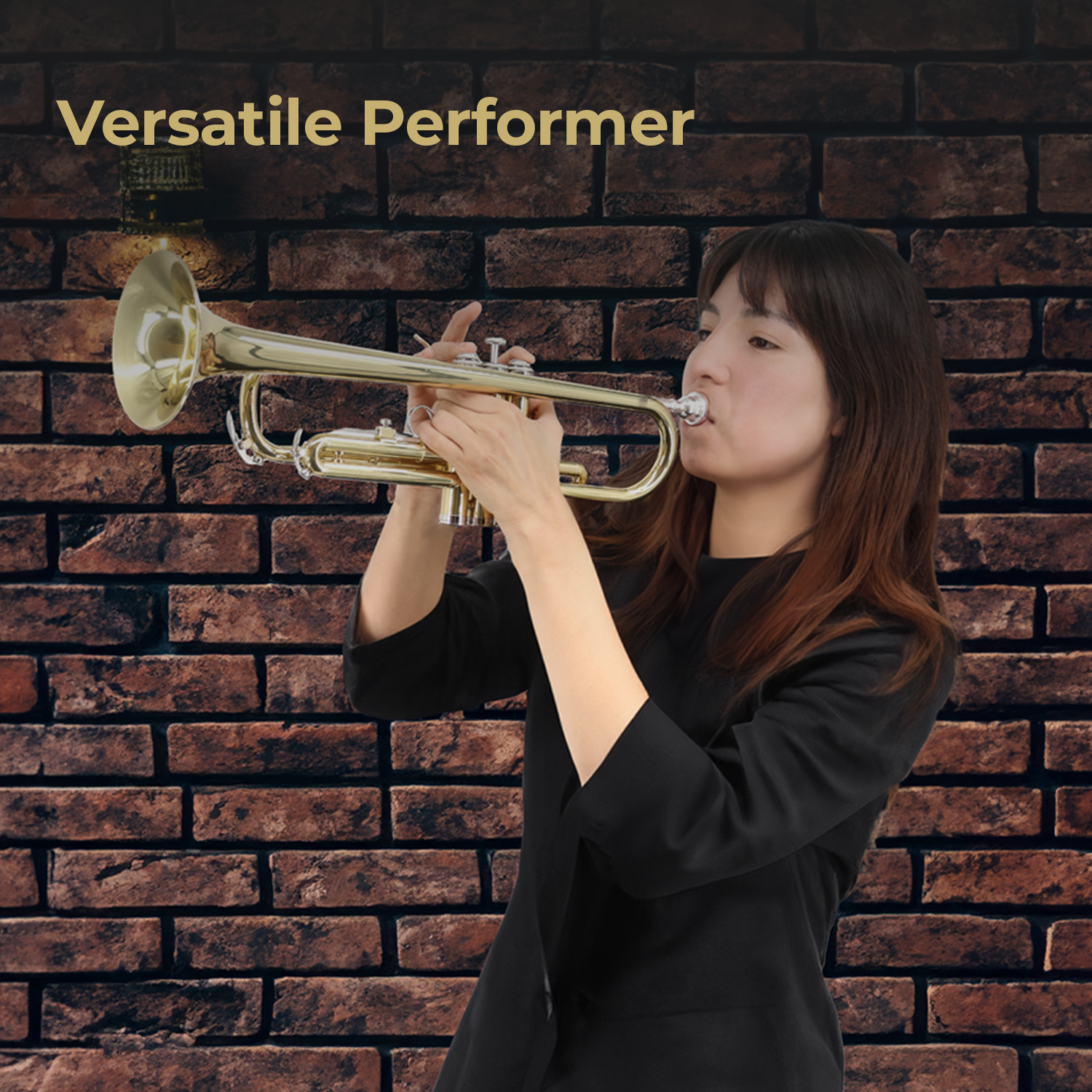 StarQuest Bb Trumpet .460” Bore High-Precision Nickel-Plated Valves, Ideal for Students and Experienced Musicians, Complete with Hard Case & Accessories